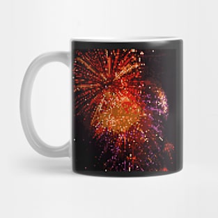 Pixel Firework No.33 Mug